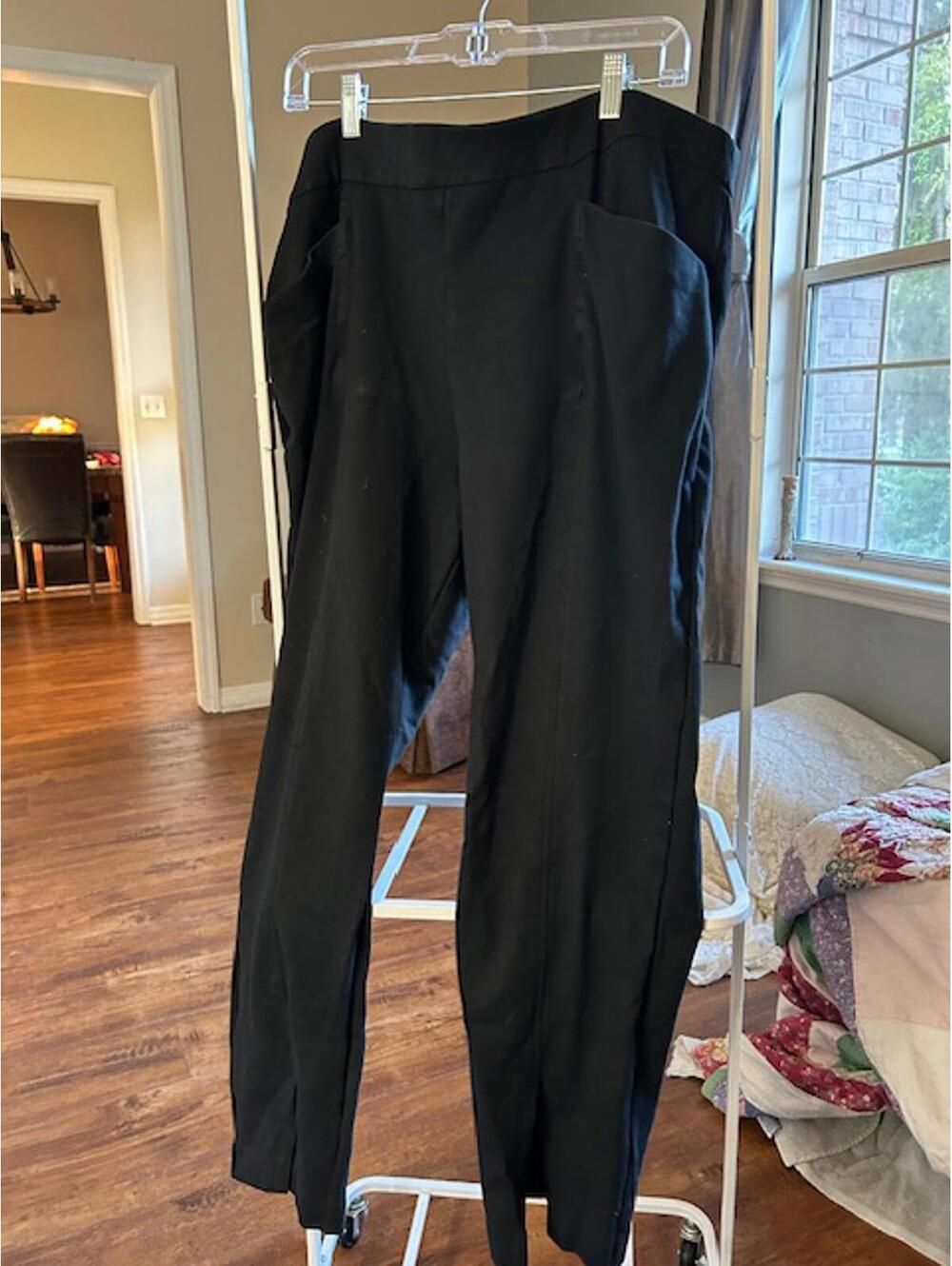 AVA & VIV Black Stretch Pants 2X